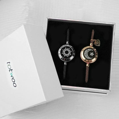 Twoo Sun&Moon Touch Bracelets with Milan Rope Set