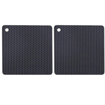Descanso de Panela Silicone 2/4 Peças Antiderrapante