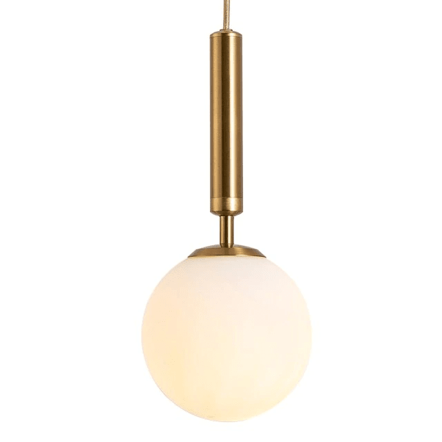 Pendente Luminária Globo de Vidro Moderno Minimalista