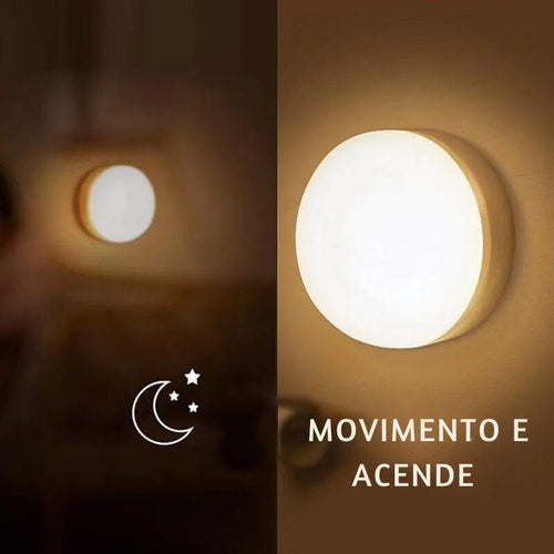 Luz Noturna LED Indução Inteligente