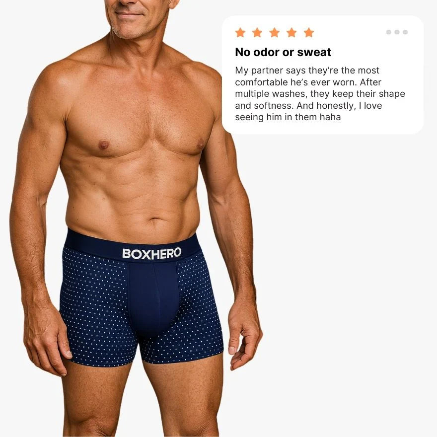8-Pack - Premium Bamboo Fibre Boxer Shorts