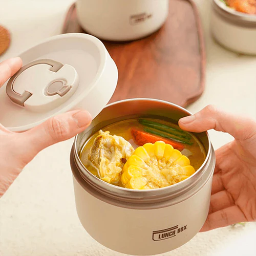Kit Potes Térmicos LunchBox + Lancheira e Talheres Casa & Conforto
