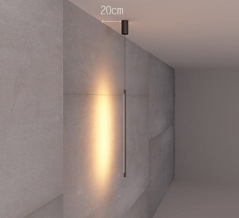 Luminária Pendente Linear Led Minimalista