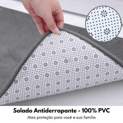Tapete Super Absorvente Antiderrapante para Banheiro Design & Casa™