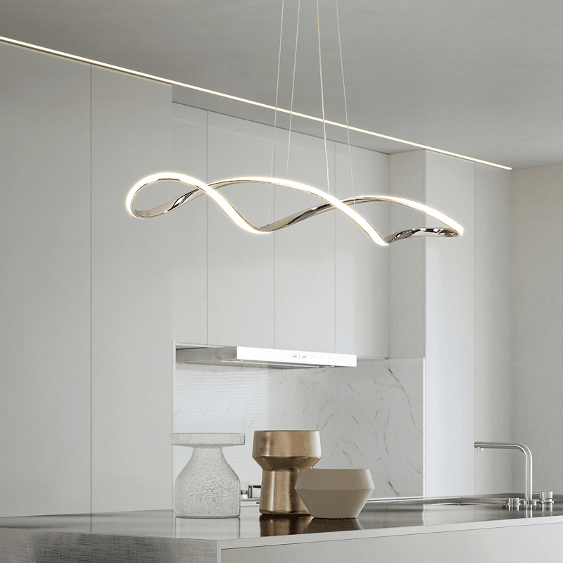 Lustre Luminária Pendente Moderno (Integração Alexa)
