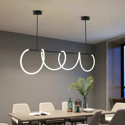 Luminária Pendente Mangueira Moderna em Led