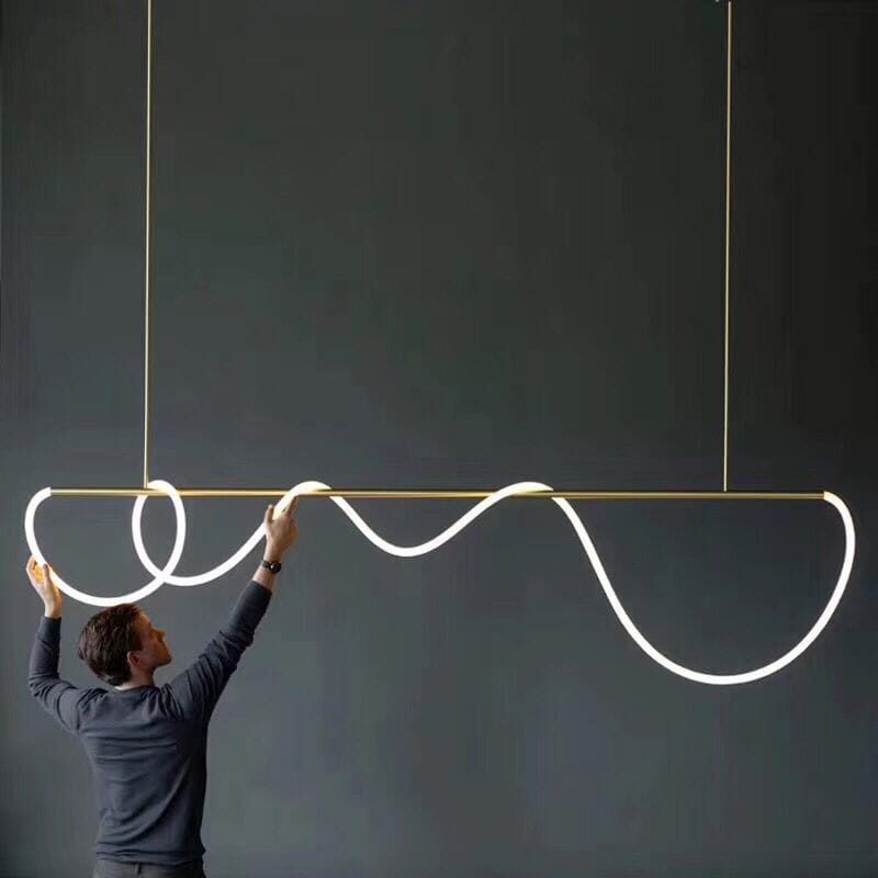 Luminária Pendente Mangueira Moderna em Led