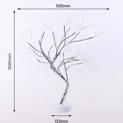 Luminária de Mesa Led USB Árvore Decorativa