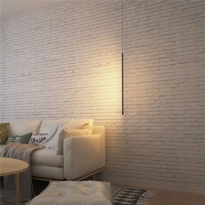 Luminária Pendente Linear Led Minimalista