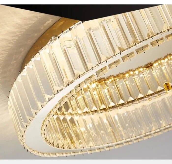 Luminária Redonda de Cristal em Led