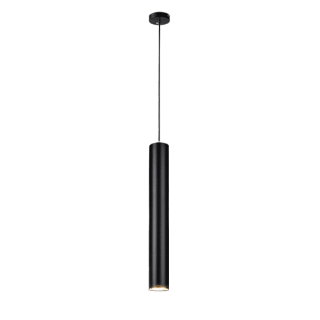 Luminária Pendente Moderna Tubo Metálico