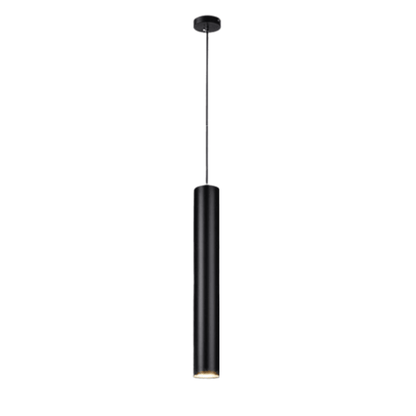 Luminária Pendente Moderna Tubo Metálico
