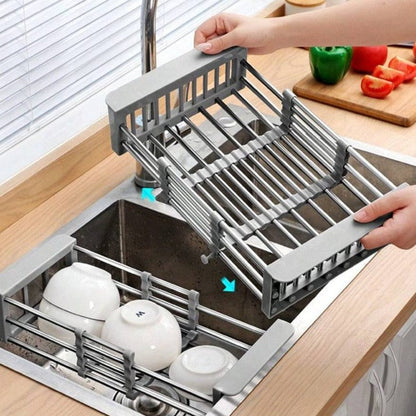 Rack de Pia de Cozinha Drenagem Versátil