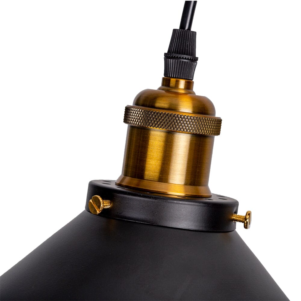 Luminária Pendente Metálica Retrô Vintage Industrial