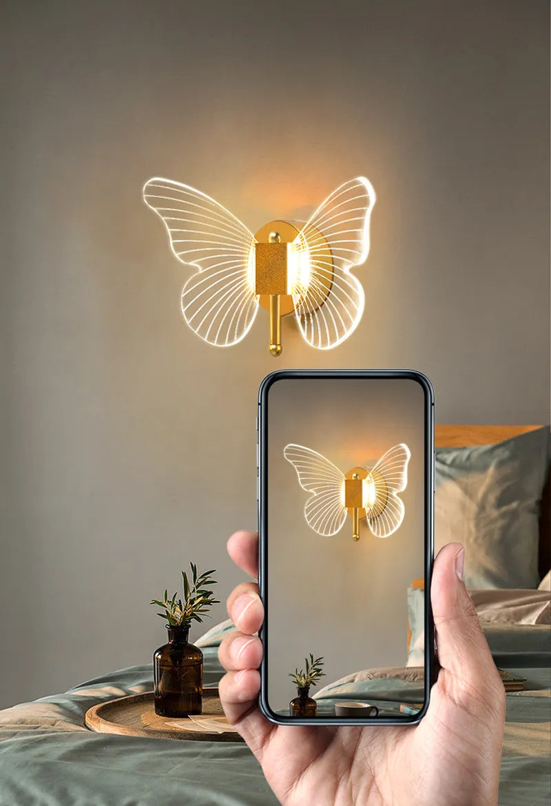 Luminaria Borboleta de Led
