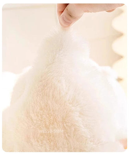 Tapete Macio Antiderrapante Pele De Coelho Falso