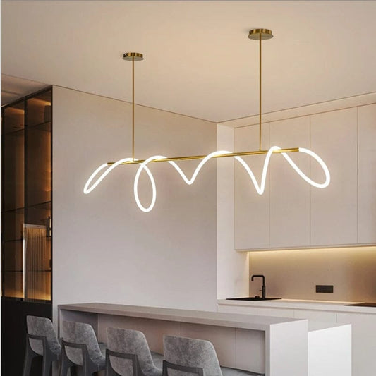 Luminária Pendente Mangueira Moderna em Led