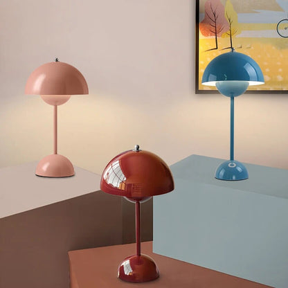 Luminária Led de Mesa Modelo Cogumelo
