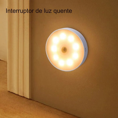 Luz Noturna LED Indução Inteligente
