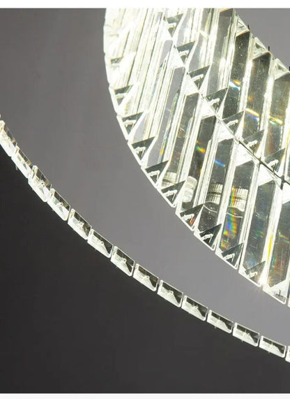 Luminária Redonda de Cristal em Led