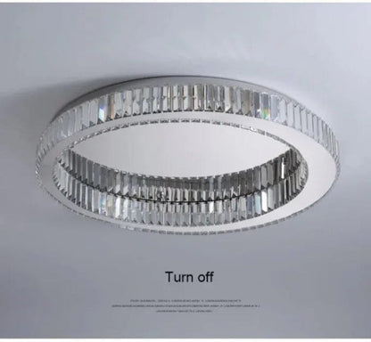 Luminária Redonda de Cristal em Led