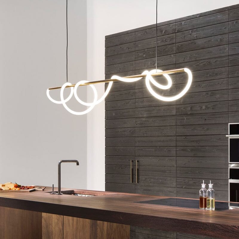 Luminária Pendente Mangueira Moderna em Led
