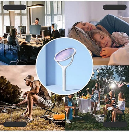 Mata Mosquito Elétrico Com Ângulo de 90º e Carregamento Rápido