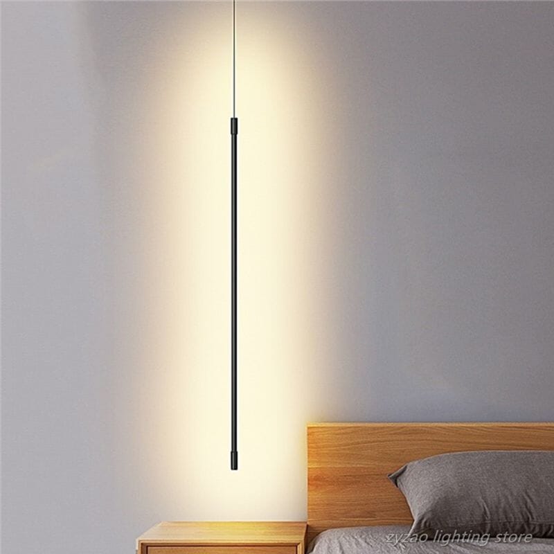 Luminária Pendente Linear Led Minimalista