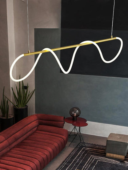 Luminária Pendente Mangueira Moderna em Led