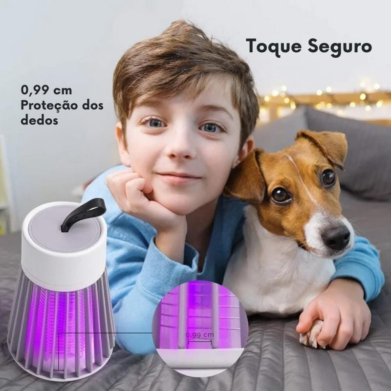 SafeLightʷᶠ - Lâmpada UV Contra Mosquitos da Dengue