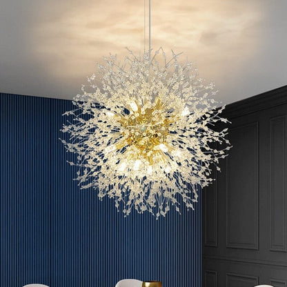 Luminária de Teto Pendente em Cristal