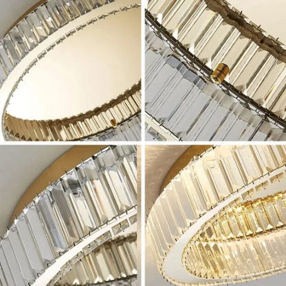 Luminária Redonda de Cristal em Led