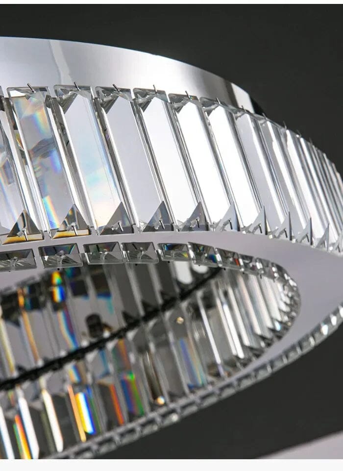 Luminária Redonda de Cristal em Led