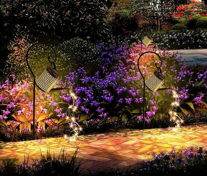 Luminária Solar de Jardim LED Chaleira Decorativa
