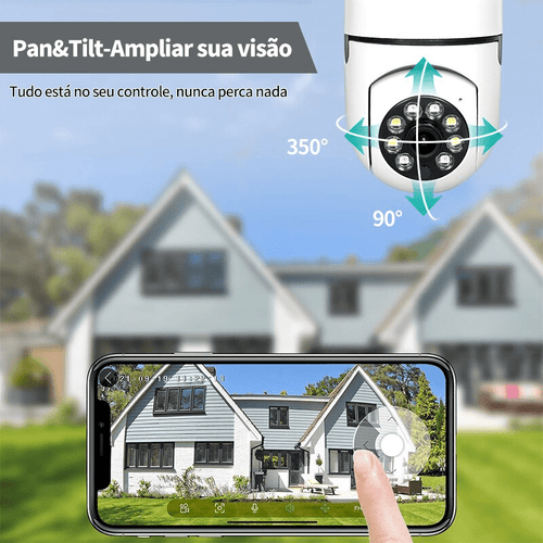Smart Câmera SecurityMax™ Wifi 360
