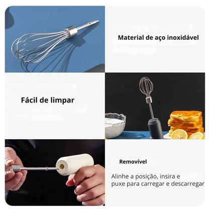 Batedeira Elétrica Portátil Sem Fio