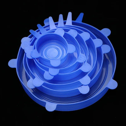 Jogo de Tampas de Silicone Elástica 12 Peças