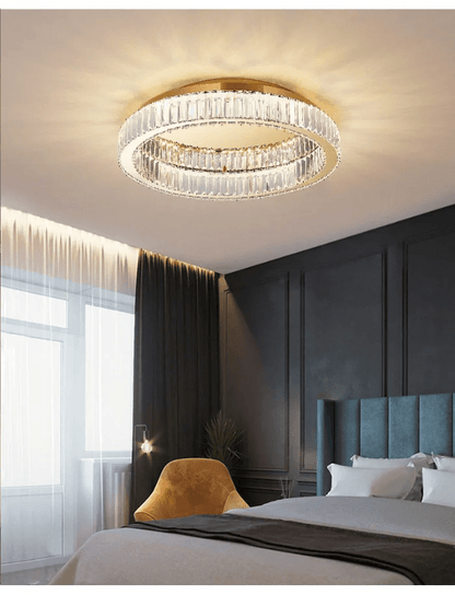 Luminária Redonda de Cristal em Led
