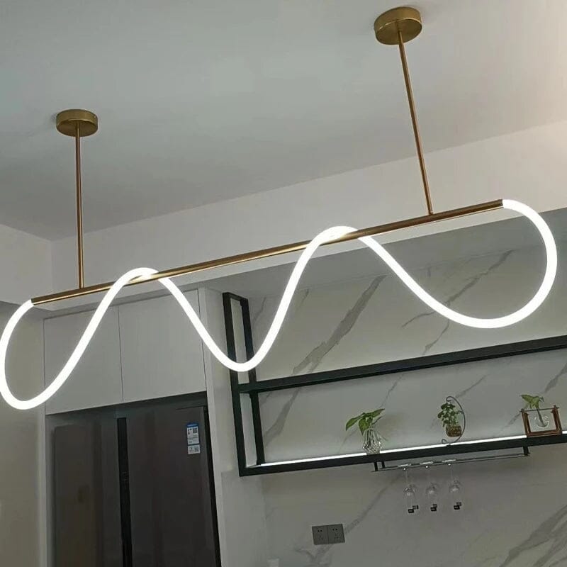 Luminária Pendente Mangueira Moderna em Led