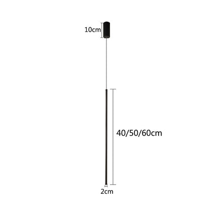 Luminária Pendente Linear Led Minimalista