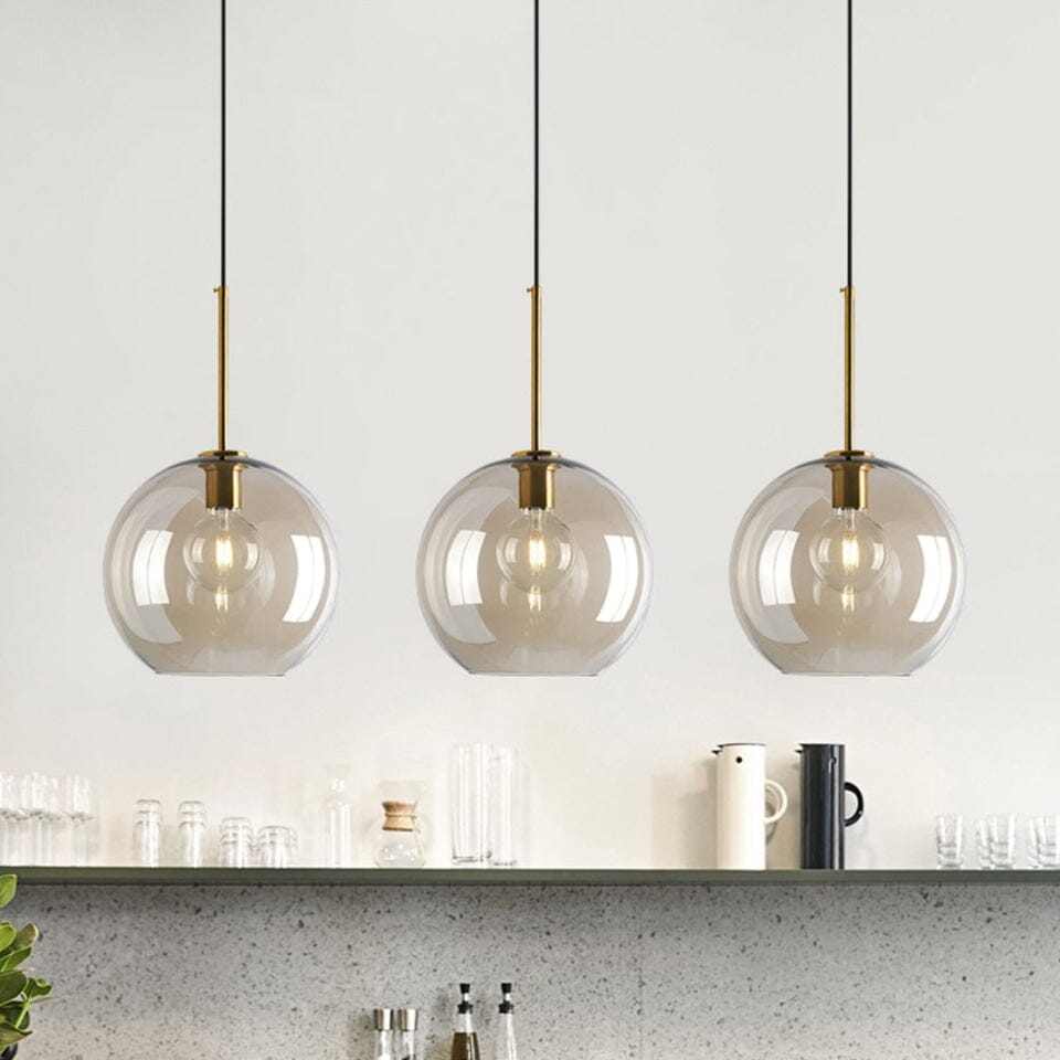 Luminaria de Teto Decoração Industrial Vidro Moderno