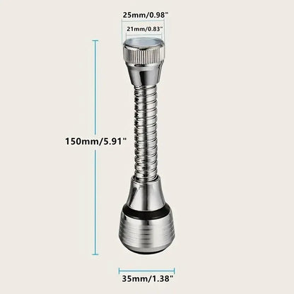 Extensor de Torneira Flexível em Aço Inox