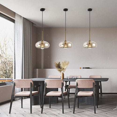 Luminaria de Teto Decoração Industrial Vidro Moderno